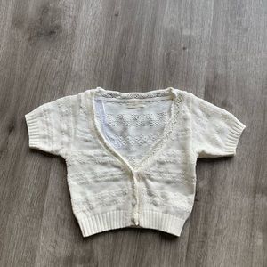 NWOT Urban Outfitters Brenda Short Sleeve Cardigan